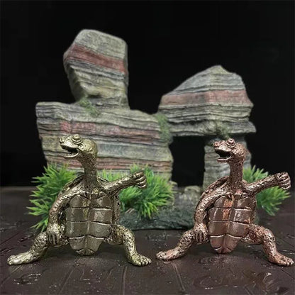 Mini Metal Turtle Incense Holder Meditation Buddha Sandalwood Stick Burner Funny Animal Home Decor 3