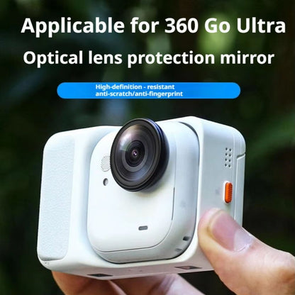 Optical Lens Protector For Insta360 GO Ultra  HighDefinition AntiFingerprint Glass With Aluminum Al 4