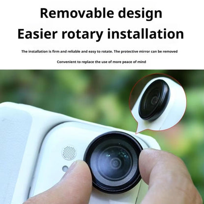 Optical Lens Protector For Insta360 GO Ultra  HighDefinition AntiFingerprint Glass With Aluminum Al 5