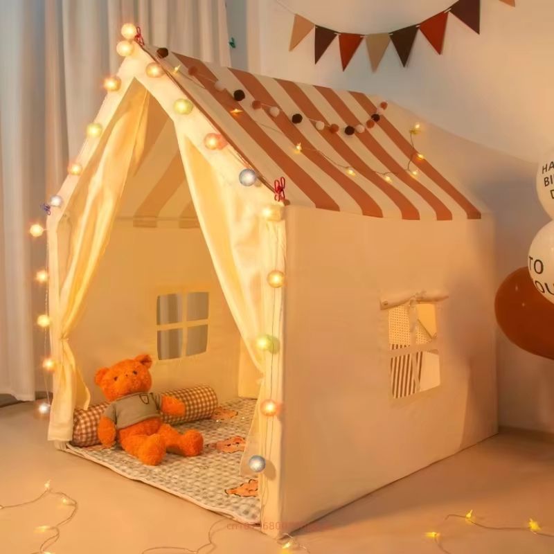 Large Indoor  Outdoor Kids Playhouse Tent  Foldable Toddler Play Tent For Children 1