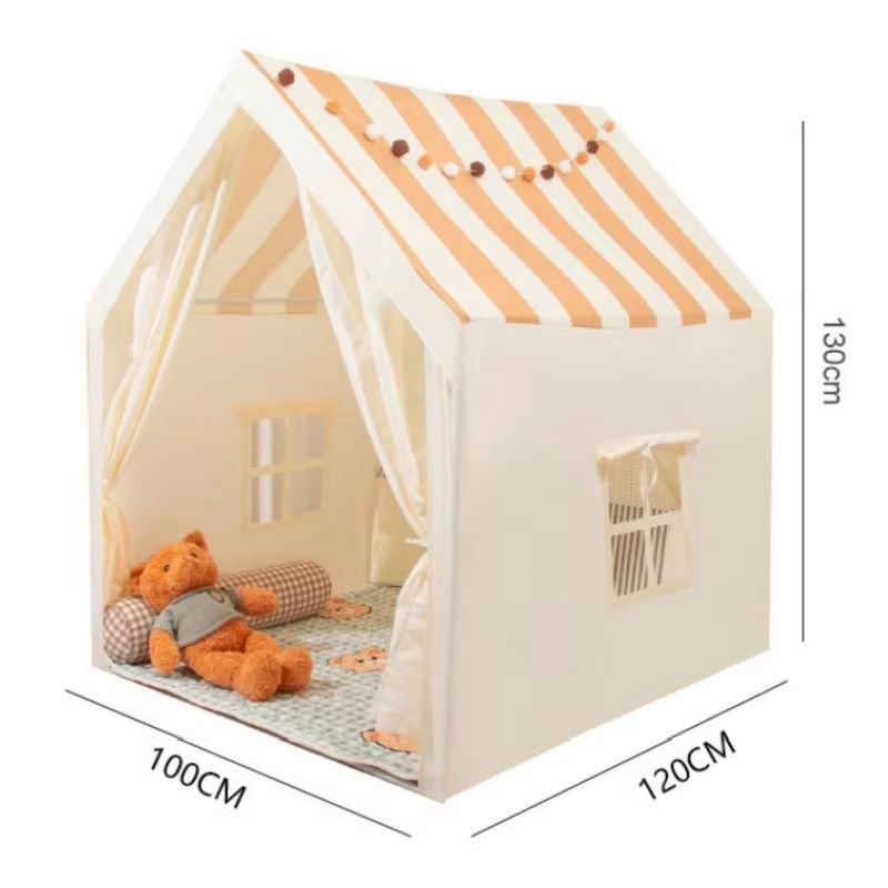 Large Indoor  Outdoor Kids Playhouse Tent  Foldable Toddler Play Tent For Children 2