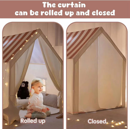 Large Indoor  Outdoor Kids Playhouse Tent  Foldable Toddler Play Tent For Children 5