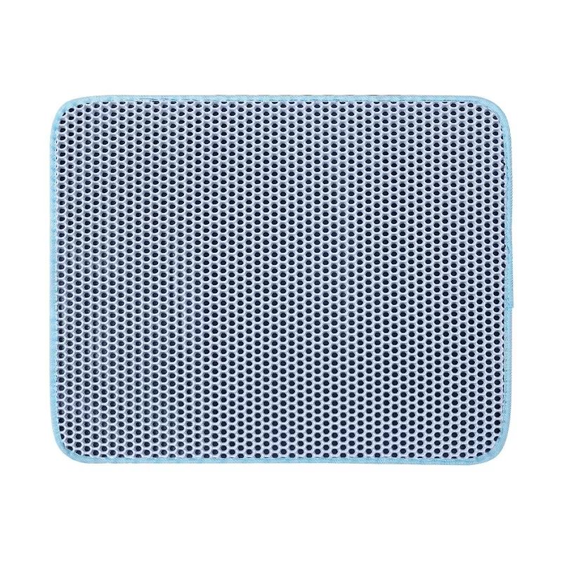 Large Waterproof Cat Litter Mat  NonSlip DoubleLayer Trap Pad For Pet Toilet Area 6