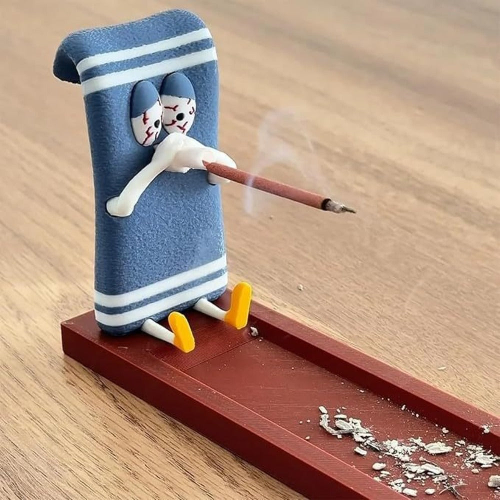 Creative Funny Incense Stick Holder Handcrafted Plastic Incense Burner Indoor Heat Resistant Candle 2