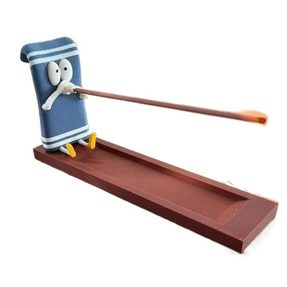 Creative Funny Incense Stick Holder Handcrafted Plastic Incense Burner Indoor Heat Resistant Candle 6
