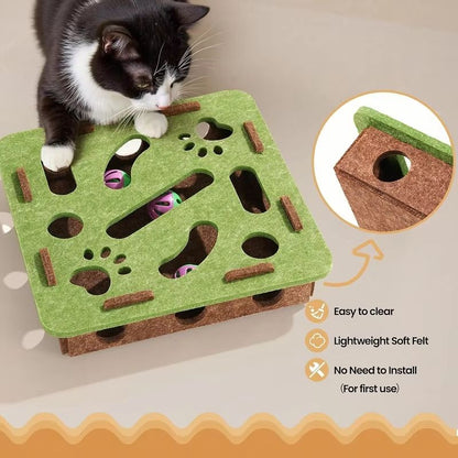 Sisal Cat Scratching Post For Indoor Cats  Interactive Kitten Exercise  Entertainment Toy 1