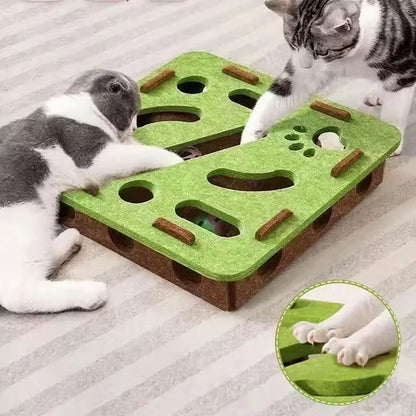 Sisal Cat Scratching Post For Indoor Cats  Interactive Kitten Exercise  Entertainment Toy 4