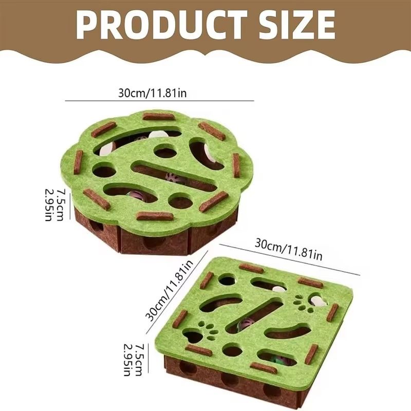 Sisal Cat Scratching Post For Indoor Cats  Interactive Kitten Exercise  Entertainment Toy 5