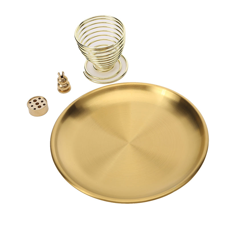 Metal Incense Burner Brass Incense Tray Sage Holder Palo Santo Holder Home Decor Crafts 7