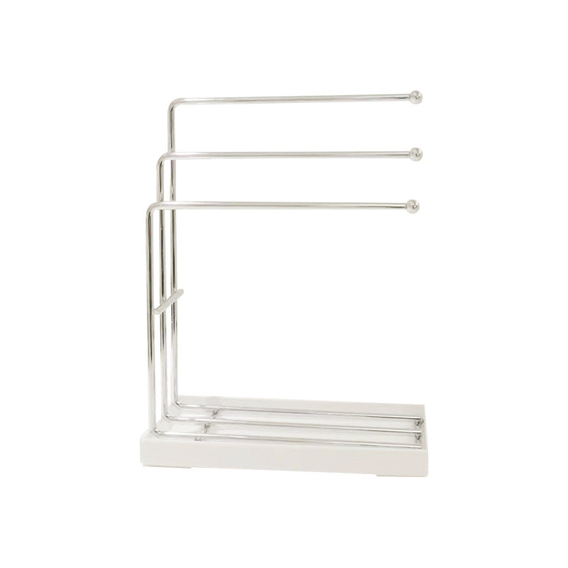 Drain Rag Rack, Kitchen Supplies Storage Rack, Household Counter top Organiser, Dishcloth Sponge Towel Holder