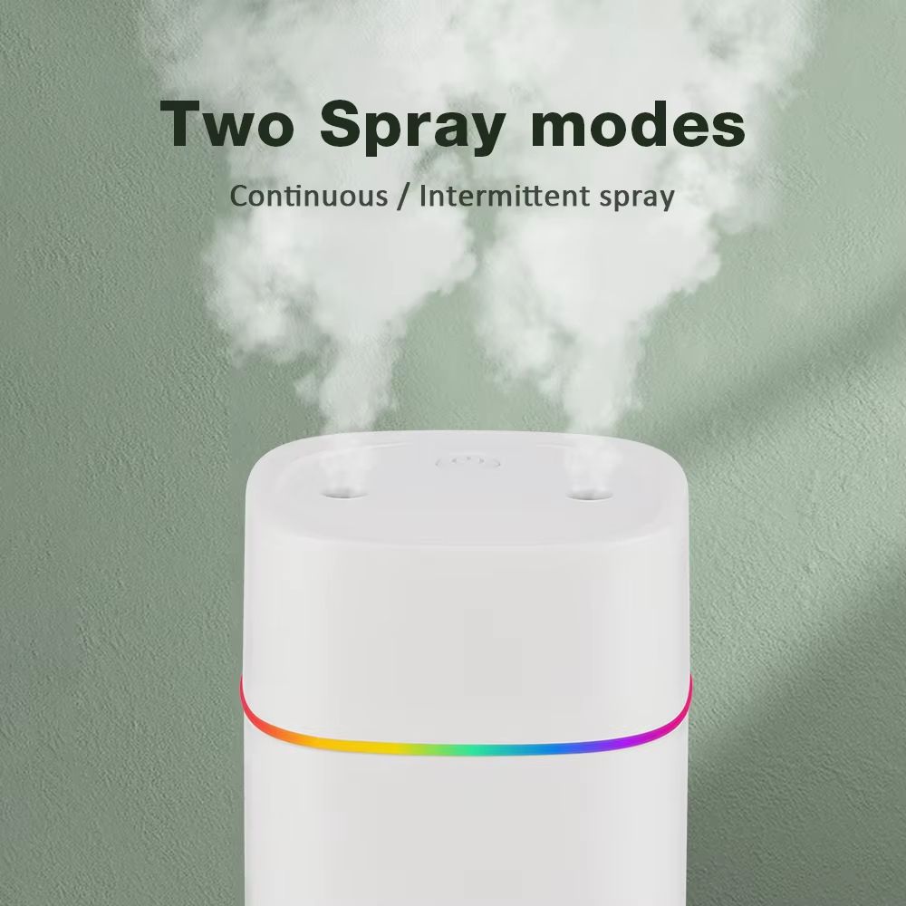 Portable USB Cool Mist Humidifier 600 ML  Aroma Diffuser With Colorful Night Light For Home  Car 2