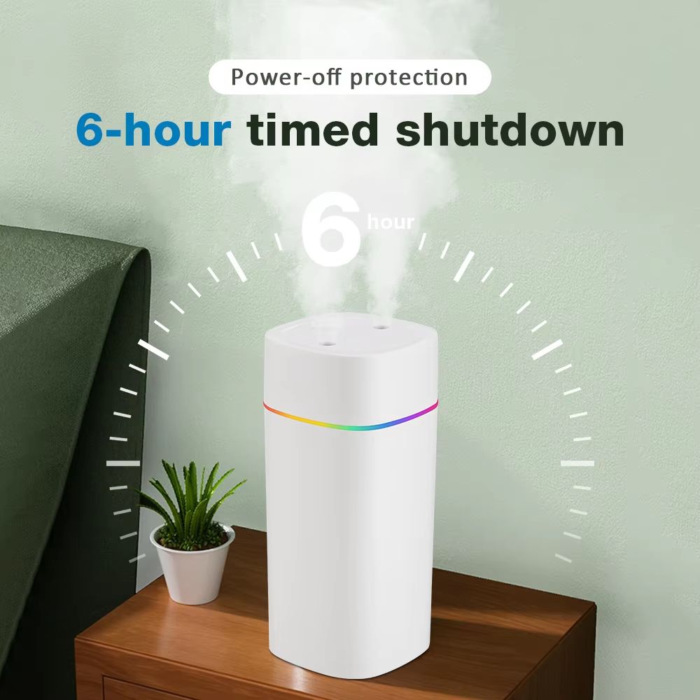 Portable USB Cool Mist Humidifier 600 ML  Aroma Diffuser With Colorful Night Light For Home  Car 3