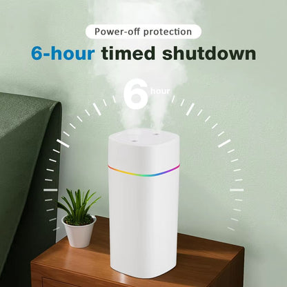 Portable USB Cool Mist Humidifier 600 ML  Aroma Diffuser With Colorful Night Light For Home  Car 3