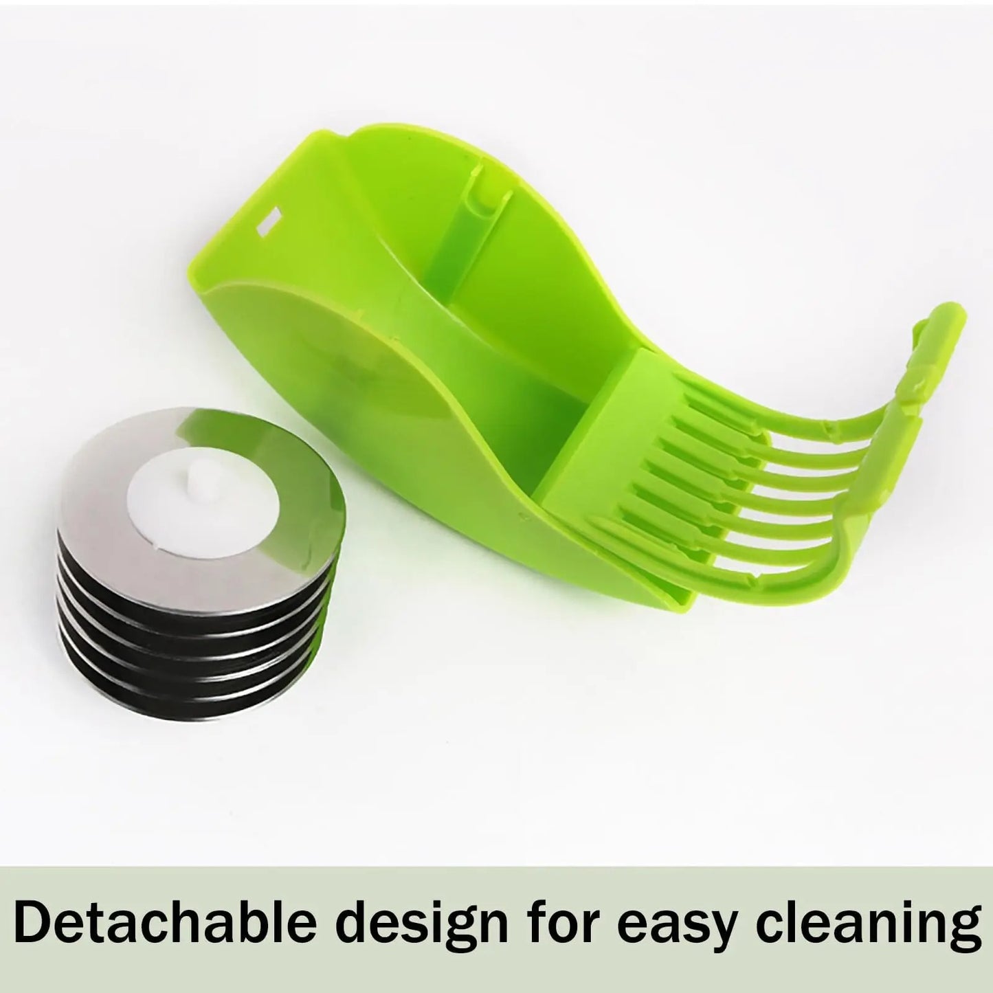 Vegetable Chopper Roller, Manual Scallion Cutter, 6 Stainless Steel Blade Herb Mincer, Detachable Parsley Chopper Tool
