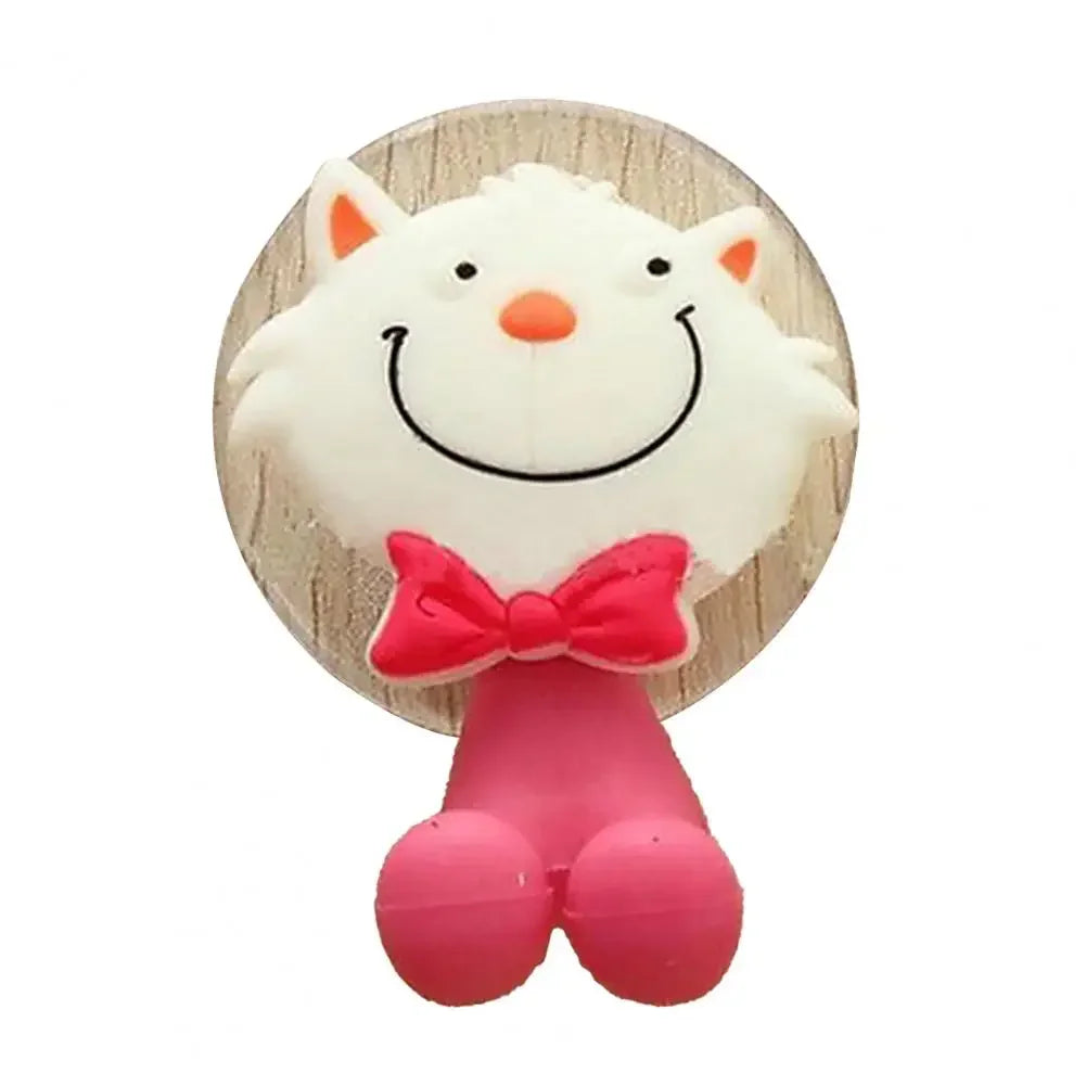 Cartoon Animals Toothbrush Holder, Strong Suction Tooth Brush Storage Rack, Bathroom Lovely Rabbit Kids Children
