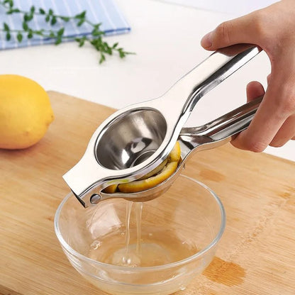 Stainless Steel Lemon Squeezer Manual Citrus Juicer for Kitchen and Bar Use