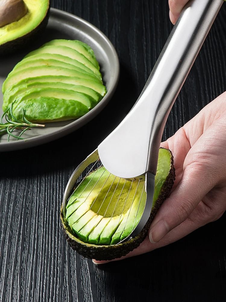 Stainless Steel Avocado Slicer And Fruit Cutter Kitchen Tool 1