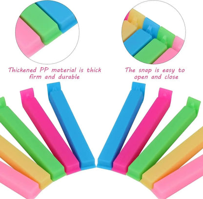 5 Piece Portable Food Snack Seal Bag Clips For Kitchen Storage And Freshness 2