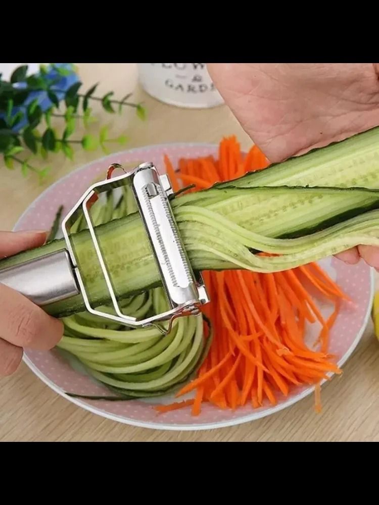 2 In 1 Stainless Steel Vegetable Peeler And Grater Kitchen Tool 1