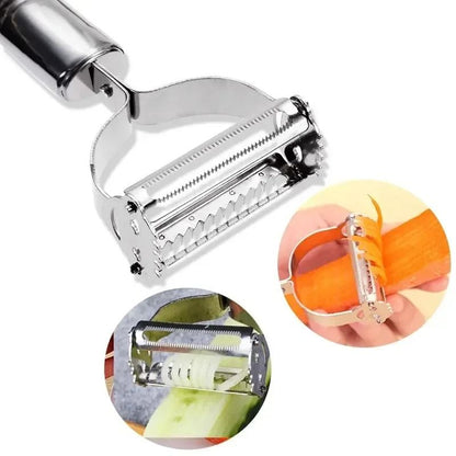 2 In 1 Stainless Steel Vegetable Peeler And Grater Kitchen Tool 5