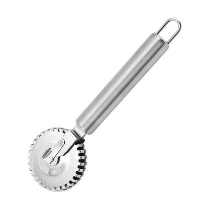 Stainless Steel Multifunctional Edge Roller for Baking, Decorative Rolling Pastry Cutter, All Steel Embossing Tool