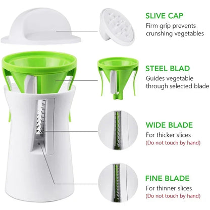 Pasta Noodle Maker, Heavy Duty Vegetable Spiralizer, Vegetable Slicer Cutter