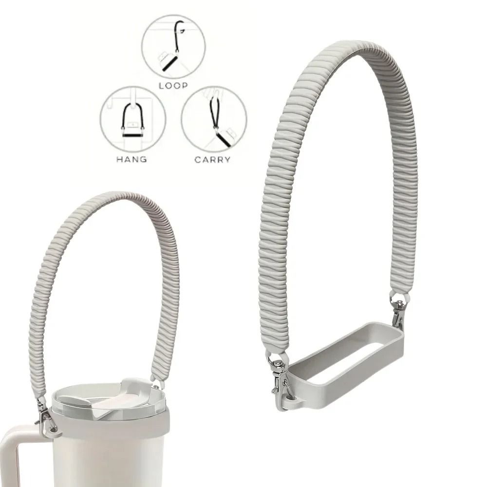 Water Bottle Silicone Handle Sling Carrier Strap For 840oz Bottles 3