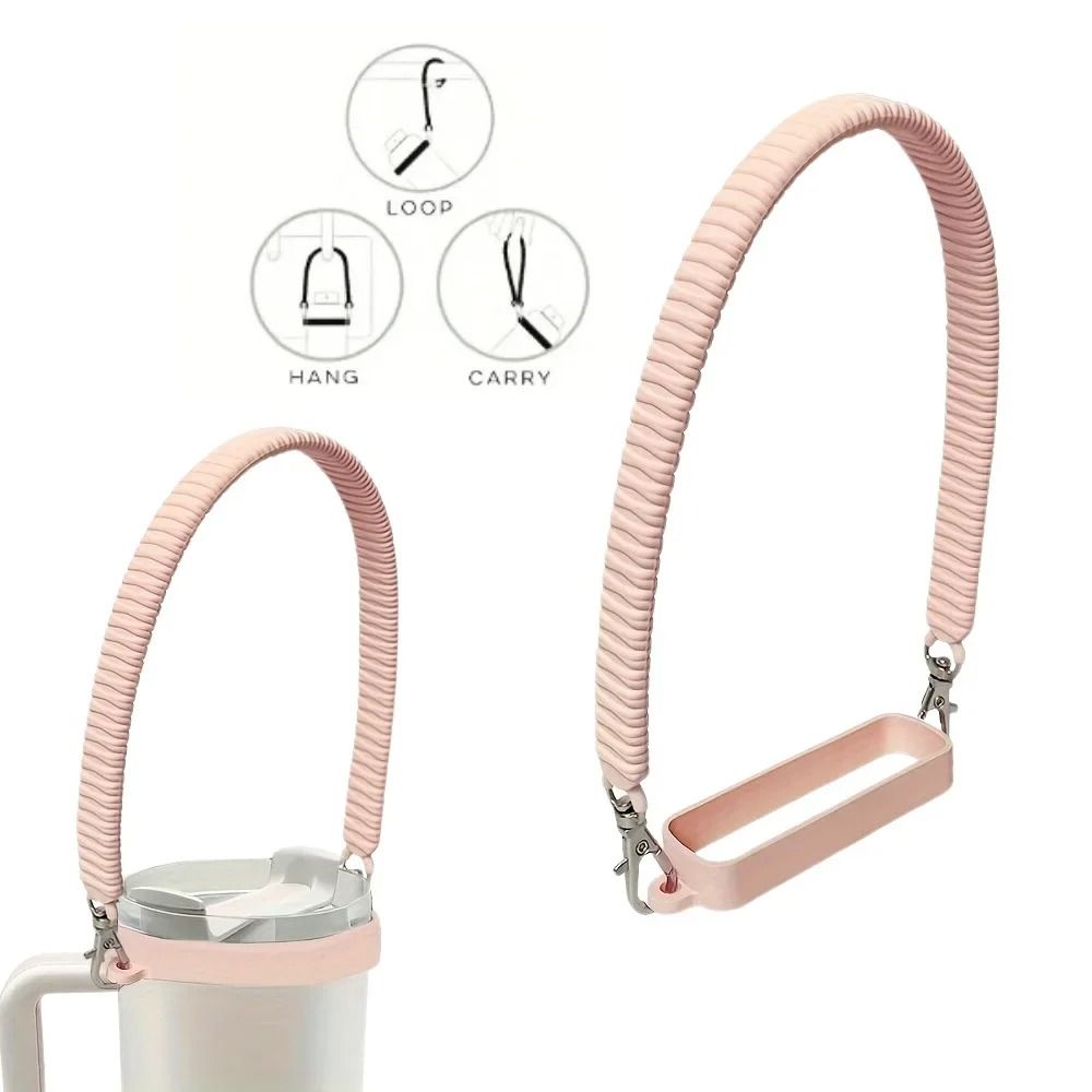 Water Bottle Silicone Handle Sling Carrier Strap For 840oz Bottles 5