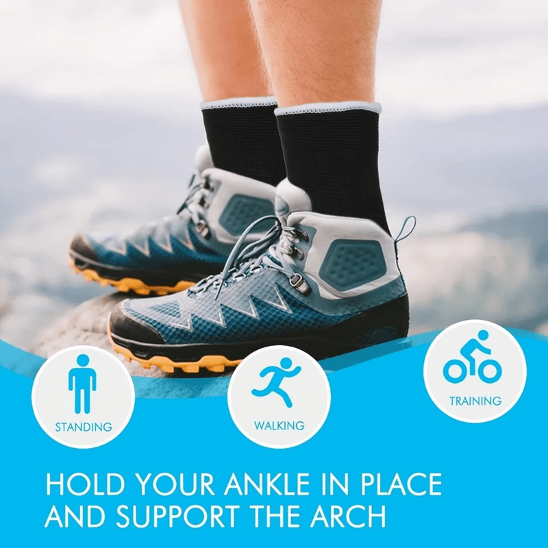 FlexiRelief Compression Ankle Sleeves  Breathable Elastic Support Socks For Pain Relief And Circula 1