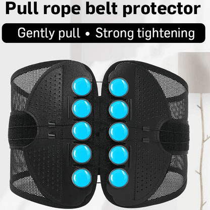 AirFlex Adjustable Sports Waist Support Belt  Breathable Mesh Back Brace For Fitness Hiking  Everyd 2