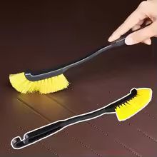 Car Wheel Tire Rim Brush Curved Head Flexible Hand Tool 2