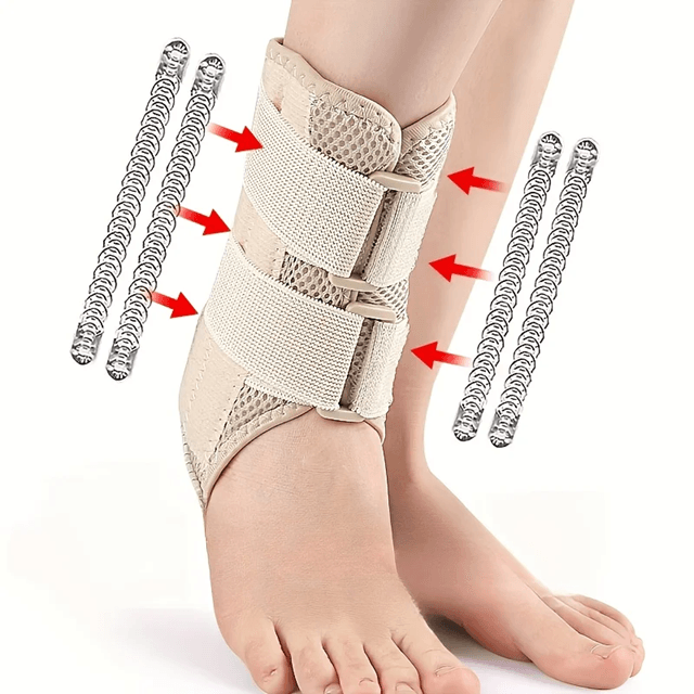 FlexGuard Adjustable Compression Ankle Brace  Elastic Support Sleeve For Sprain Prevention And Heel 5