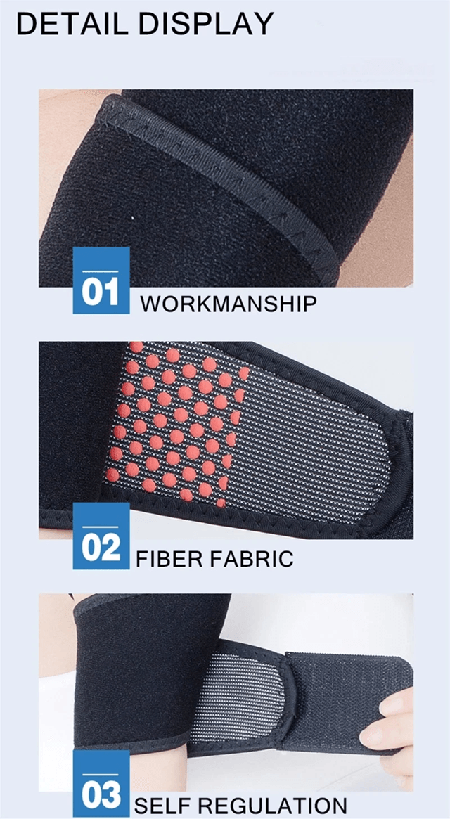 ThermaWrap SelfHeating Magnetic Wrist Support  Adjustable Compression Brace For Pain Relief And Joi 2