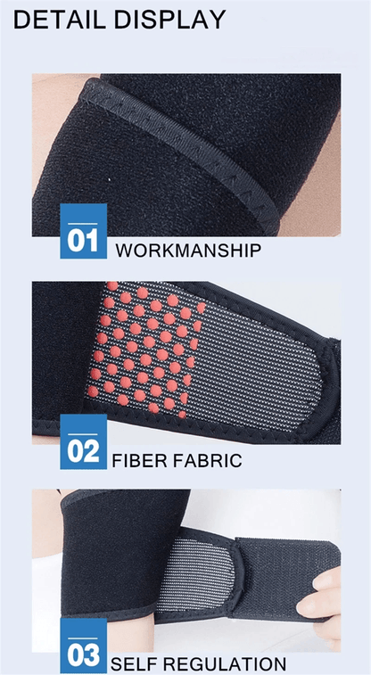 ThermaWrap SelfHeating Magnetic Wrist Support  Adjustable Compression Brace For Pain Relief And Joi 2