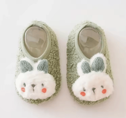 SnuggleBunny Plush Baby Floor Socks  Soft NonSlip Toddler Slippers For Warmth And Comfort 6