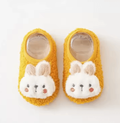 SnuggleBunny Plush Baby Floor Socks  Soft NonSlip Toddler Slippers For Warmth And Comfort 9