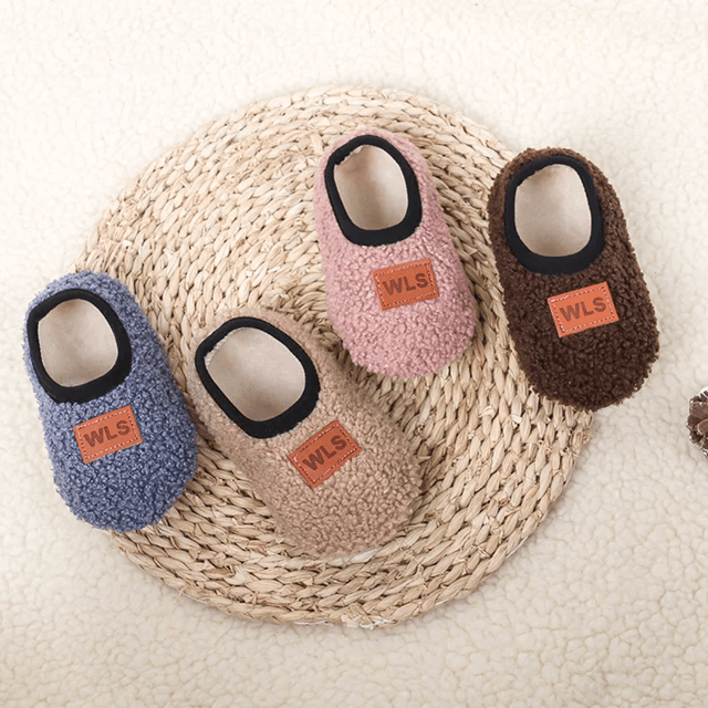 CozySteps Plush Baby Slippers  Soft AntiSlip Toddler Floor Shoes For Warm Indoor Comfort 2