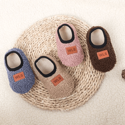 CozySteps Plush Baby Slippers  Soft AntiSlip Toddler Floor Shoes For Warm Indoor Comfort 2