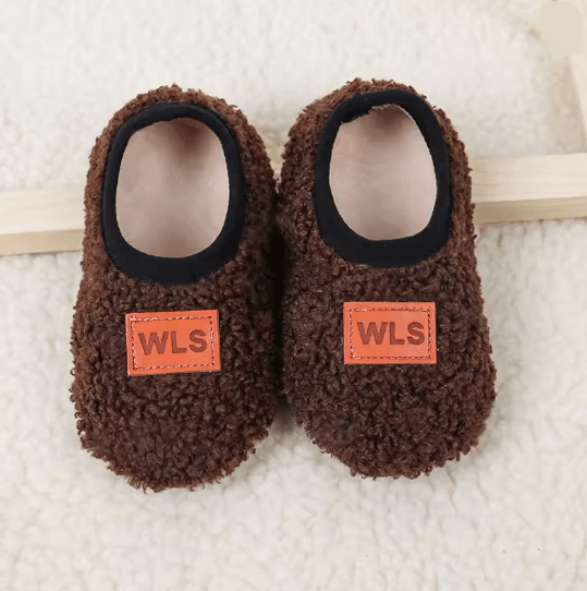 CozySteps Plush Baby Slippers  Soft AntiSlip Toddler Floor Shoes For Warm Indoor Comfort 7
