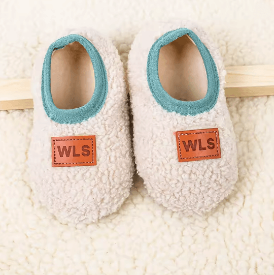 CozySteps Plush Baby Slippers  Soft AntiSlip Toddler Floor Shoes For Warm Indoor Comfort 6