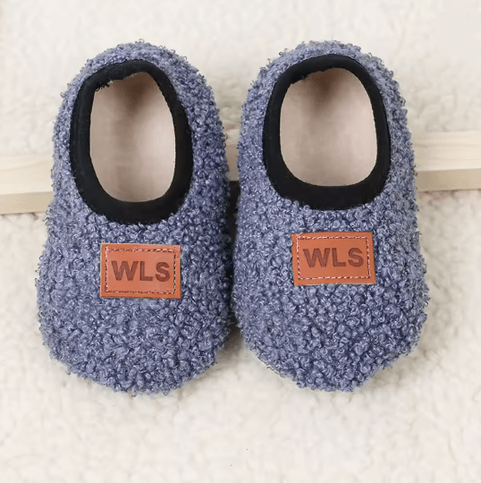 CozySteps Plush Baby Slippers  Soft AntiSlip Toddler Floor Shoes For Warm Indoor Comfort 4
