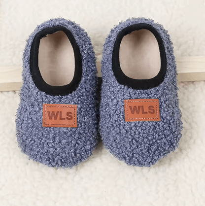 CozySteps Plush Baby Slippers  Soft AntiSlip Toddler Floor Shoes For Warm Indoor Comfort 4