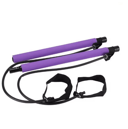 FlexCore Multifunctional Pilates Bar  Portable Yoga Resistance Band And Full Body Toning Trainer 5