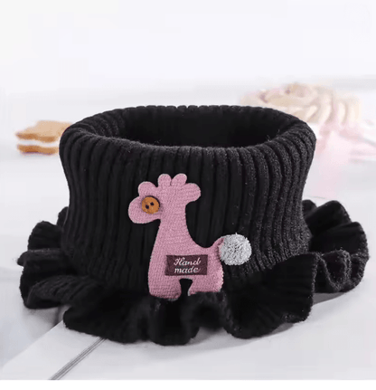 SnuggleGiraffe Knitted Baby Scarf  Soft Winter Neck Warmer For Kids And Toddlers 4