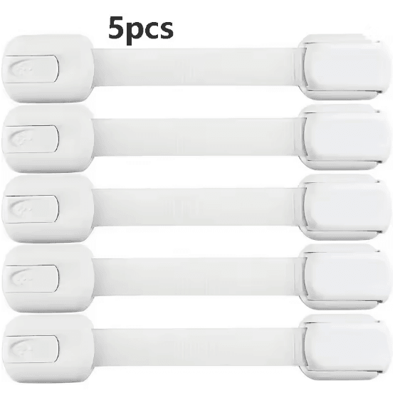 SecureLatch Baby Safety Lock Set  Adhesive Childproof Cabinet And Drawer Locks 5