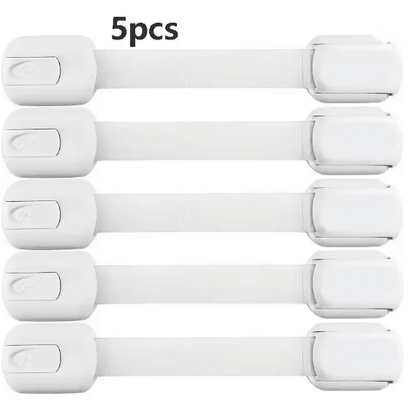 SecureLatch Baby Safety Lock Set  Adhesive Childproof Cabinet And Drawer Locks 5