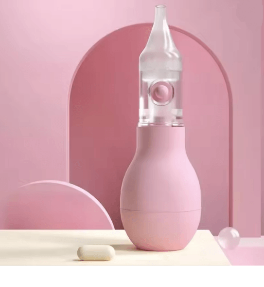 GentleBreathe Silicone Baby Nasal Aspirator  Safe Infant Nose Cleaner And Congestion Relief Pump 6