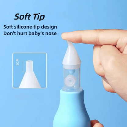 GentleBreathe Silicone Baby Nasal Aspirator  Safe Infant Nose Cleaner And Congestion Relief Pump 2