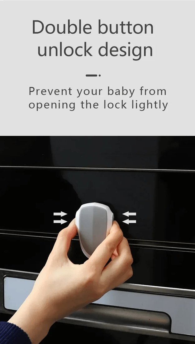 SafeHeat Child Safety Oven Lock  Heat Resistant Baby Proof Oven Door Latch 1