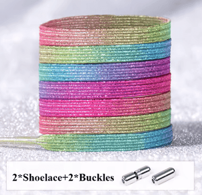 FlexStep Elastic No Tie Shoelaces  Colorful Buckle Laces For Kids And Adults 3